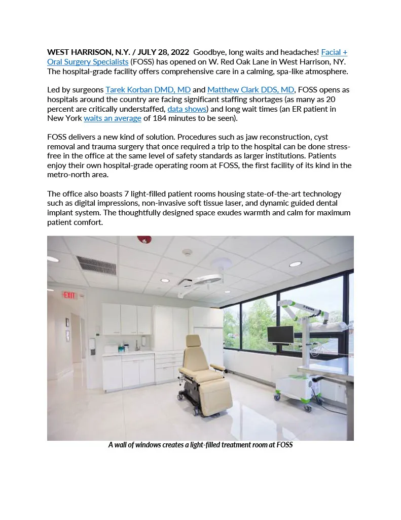 press for our facility